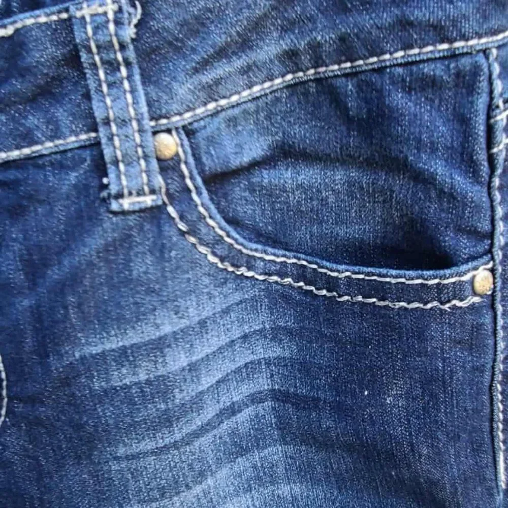 Love Indigo Premium Cropped Jeans size 10 - Picture 10 of 12